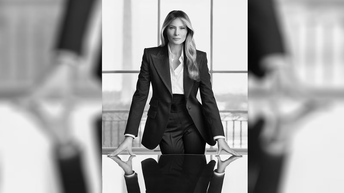 Официальное фото Мелании Трамп в стиле программирующего сериала Карточный домик
