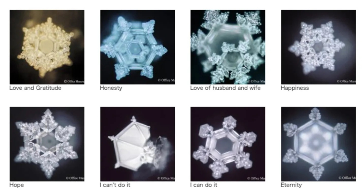 Масару Эмото. Кристаллы воды