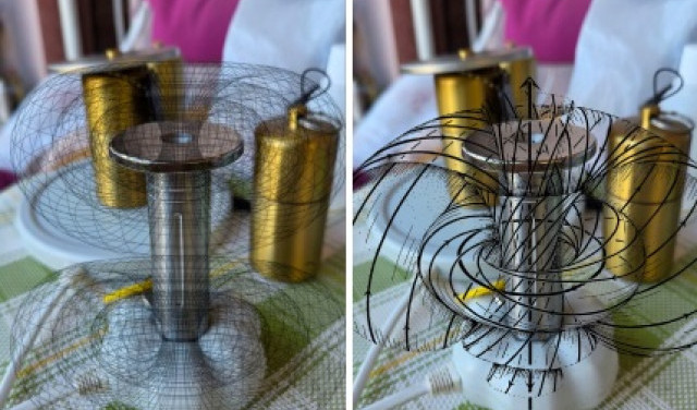 Вот так образуются и объединяются торы в этой конструкции