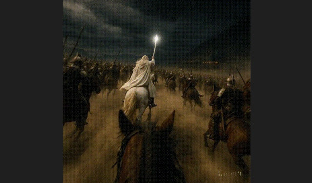 Иногда свет - самое сильное оружие!