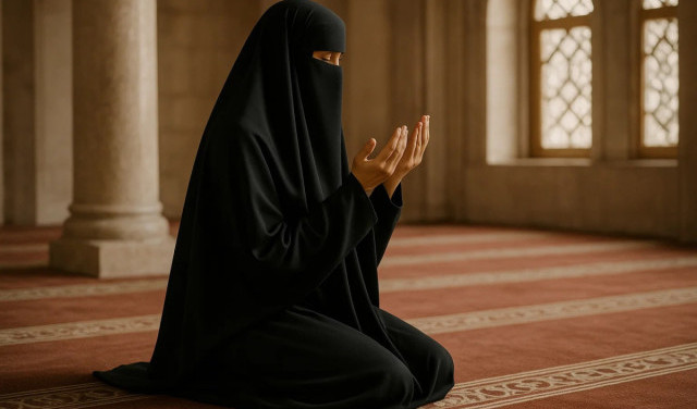 Когда в мечети молится женщина - то как Аллах узнает что эти молитвы - от неё?