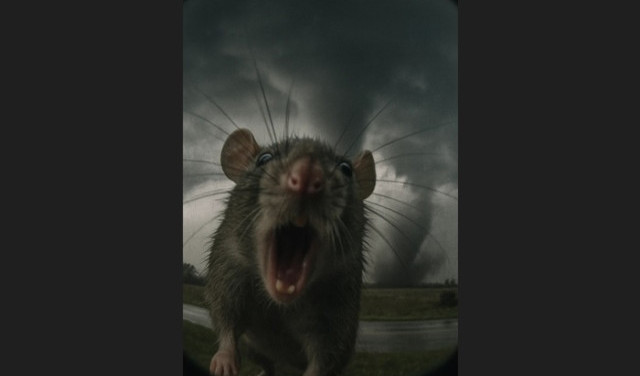 В шторм - крысам будет особенно тяжко... а нам - нам не привыкать...