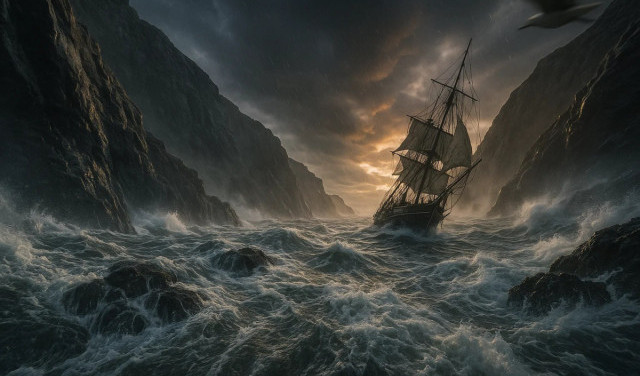 В шторм - важно знать куда плыть...