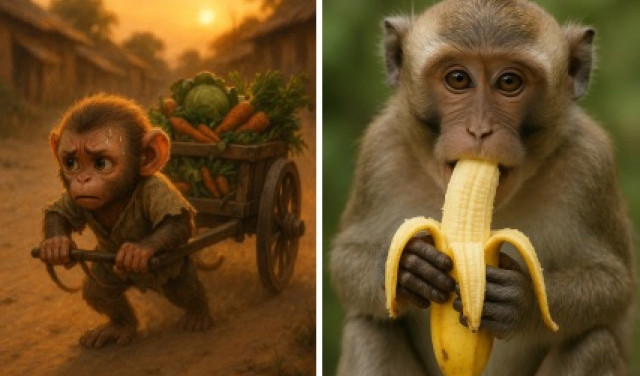 Нужно в поте лица трудиться, чтобы заработать на еду, половину еды отдать кому-то...