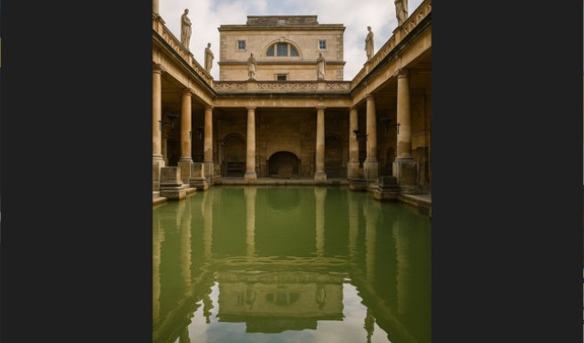 У древних было все так плохо с водой, что бассейны и фонтаны были везде почти... 